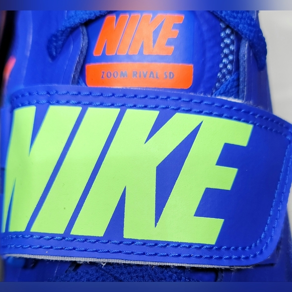 Nike Zoom Rival SD 4 Throwing Shoes Rotational Blue Sz 10.5 Men NIB - Picture 7 of 10